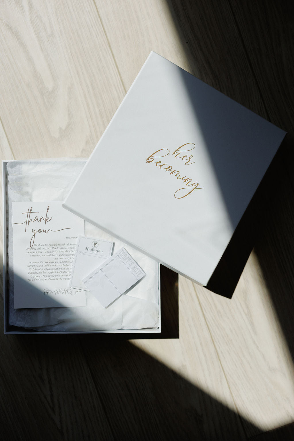 HER Becoming, Book Bound